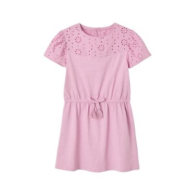 Robe détails en broderie anglaise VERTBAUDET