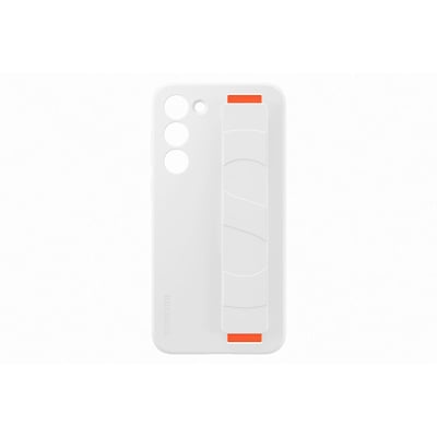 Coque S23+ Silicone avec laniere Blanc SAMSUNG