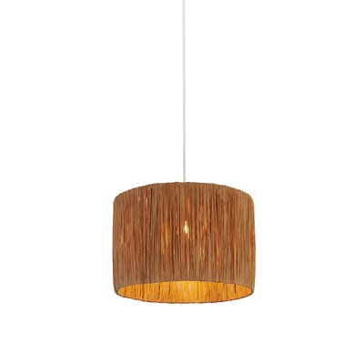 30cm Natural Raffia Lampshade SO'HOME