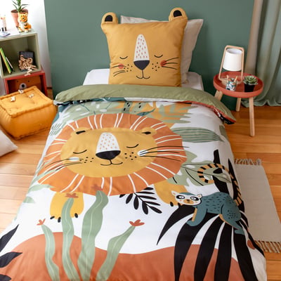 Parure de lit enfant microfibre, REY C DESIGN HOME TEXTILE