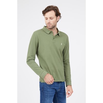 Polo uni manches longues MCS