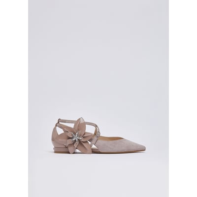 Ballerines avec maxi fleur LIU JO