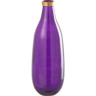 Vase en verre  bord doré élégant pour décoration raffinée RECOLLECTION