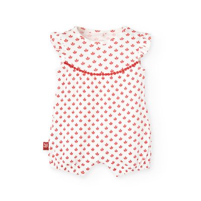 Barboteuse en coton micro-imprimé BOBOLI