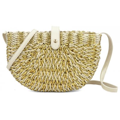 Sac à main bandoulière en paille LES SACS DE K'RLOT