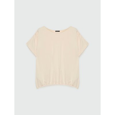 T-shirt boxy avec élastique en bas qui crée une ligne blousante FIORELLA RUBINO