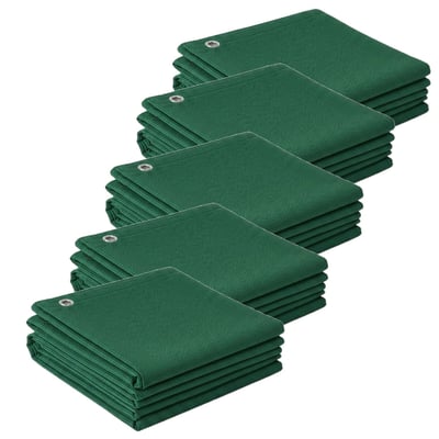 Lot de 5 brise-vues occultants en HDPE TOILINUX