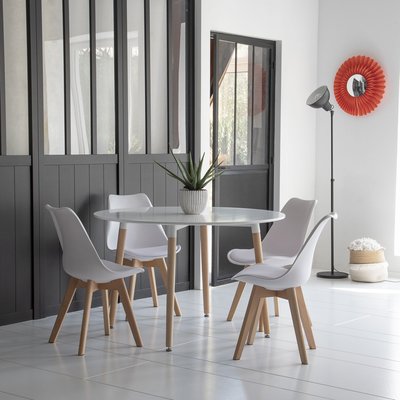 Ensemble table Martha et 4 chaises Nora HAPPY GARDEN