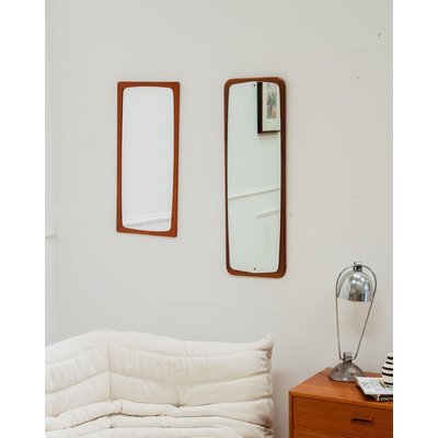 Miroir en teck Igor N°707 - Bon état DEBONGOUT