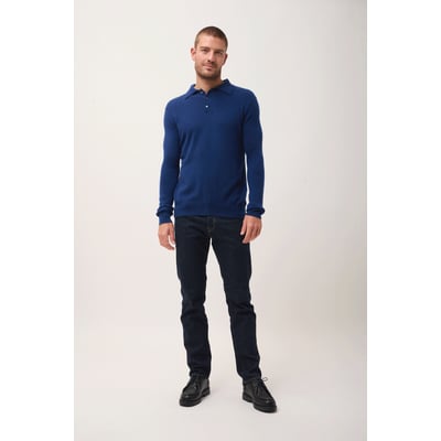 Polo Manches Longues Minuit Douglas JUST CASHMERE