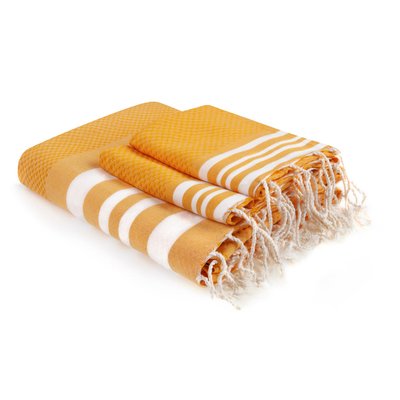 Foutas de bain (1+2) coton HAMPTONS FEBRONIE