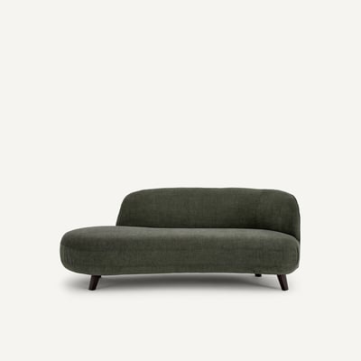 Canapé dormeuse gauche, en polyester, ROSEBURY EMMANUEL GALLINA X AM.PM