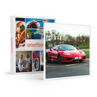 Stage de pilotage : 5 tours en Ferrari 360 Modena ou Audi R8 près de Saint-Étienne- SMARTBOX - Coffret Cadeau Sport & Aventure SMARTBOX
