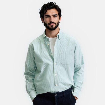Chemise Oxford droite rayée, Signature GILLES LA REDOUTE COLLECTIONS
