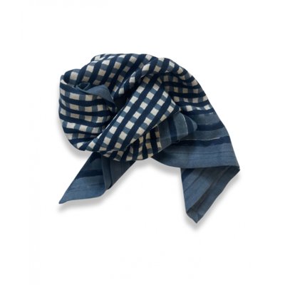 Petit Foulard en coton imprimé TARA BINDI ATELIER