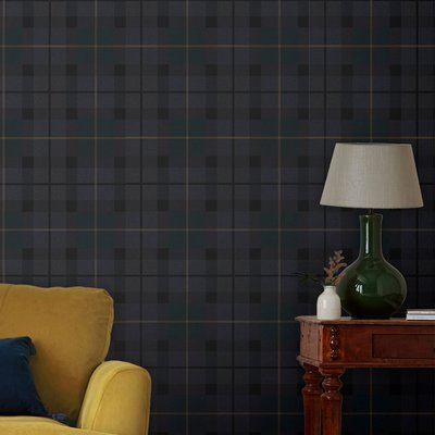 Papier peint Quadrillage tartan JOULES