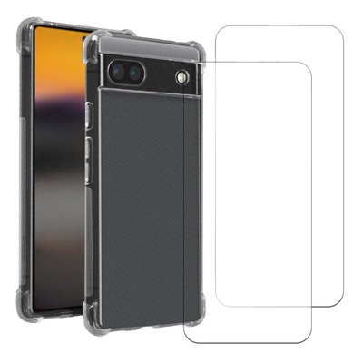 Coque Pixel 6a antichoc + 2 vitres EVETANE