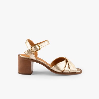 Sandales cuir pailleté ANTONELLA MAISON TOUFET