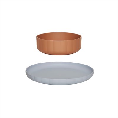 Assiette et Bol Mini OYOY LIVING DESIGN