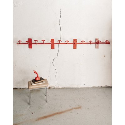 Porte manteaux en métal Jan N°22 - Bon état DEBONGOUT