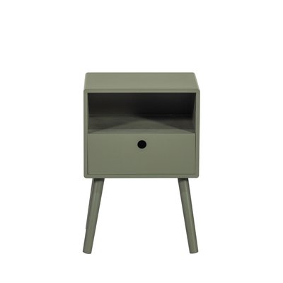 Table de chevet 1 tiroir, 1 niche en bois- OZZY WOOOD