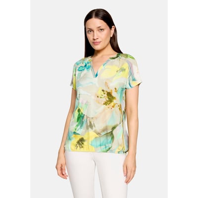 Chemisier en satin à imprimé à fleurs BETTY BARCLAY