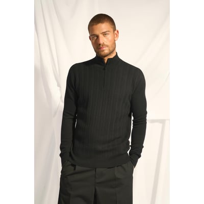Pull Camionneur Noir Hilmir JUST CASHMERE