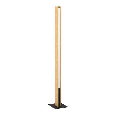 Lampadaire LED ANCHORENA Z dimmable en bois et métal EGLO