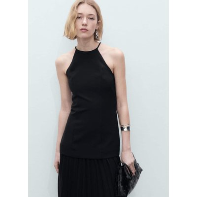 Robe évasée combinée MANGO