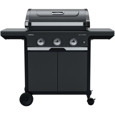Barbecue gaz SELECT 3 LX PLUS noir 3 brûleurs sur chariot, 62.5x40 cm CAMPINGAZ