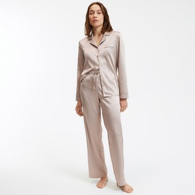 Pigiama maniche lunghe in satin LA REDOUTE COLLECTIONS