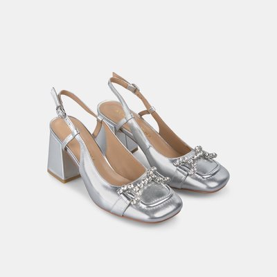 Chaussures à talons décolletées avec étrier sur la pointe et fermeture à boucle ALMA EN PENA