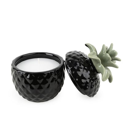 Pineapple Shaped Ceramic Candle in Pineapple & Coconut Scent SO'HOME