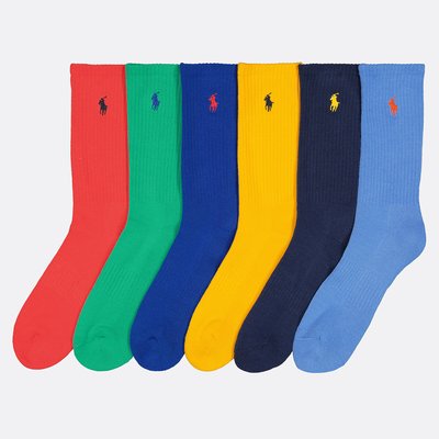 Confezione da 6 paia di calze POLO RALPH LAUREN