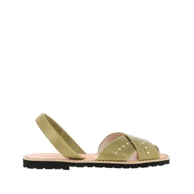 Sandales en cuir talon plat Avarca cuir MINORQUINES