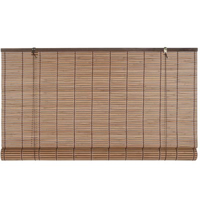 Store enrouleur intérieur en bambou foncé 120x2x230cm WADIGA