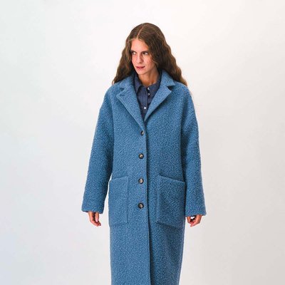 Manteau en laine vierge mélangée KLARY BENSIMON