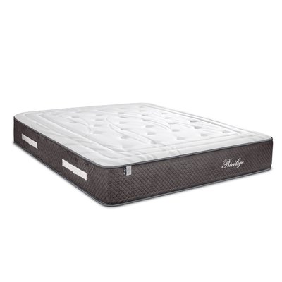 Pack Matelas Ressorts ensachés + Sommier Bois + Protège matelas anti punaise PRIVILEGE BELLECOUR