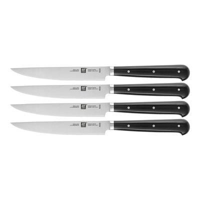 Set de 4 Couteaux à Steak Dentelés, Lames: 12 cm, Acier Inoxydable ZWILLING