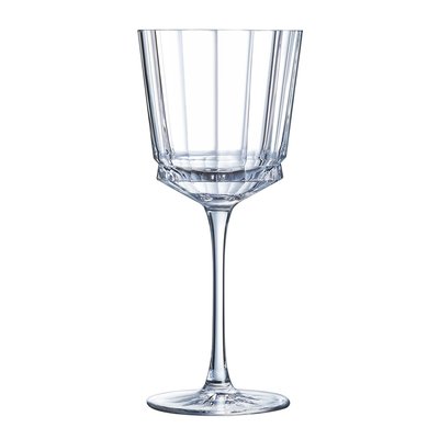 6 verres à pied 35 cl - MACASSAR CRISTAL D ARQUES