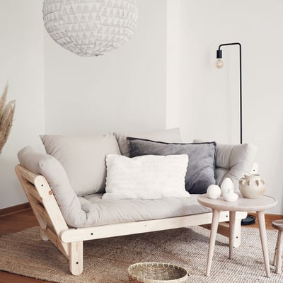 Banquette futon en pin massif, Beat - BEAT KARUP DESIGN