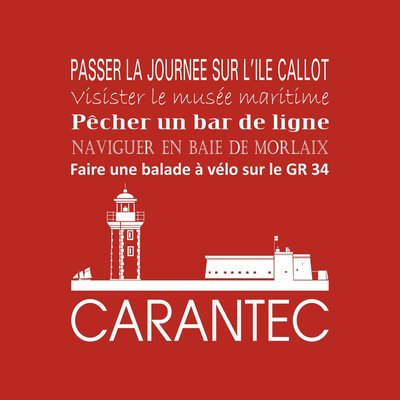 Tableau Sur Toile Carantec RÉGIONALISME CEANOTHE