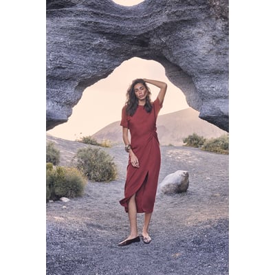 Robe slim en coton mélangé BRISBANE Maison 123