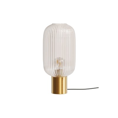 Lampe en verre cannelé - LOU RENDEZ-VOUS DÉCO