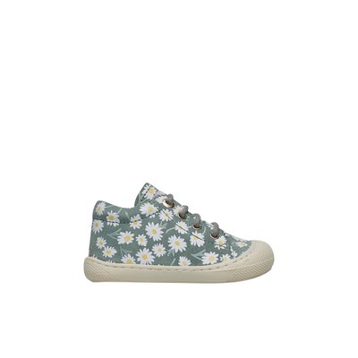 Chaussures premiers pas en suède avec imprimé marguerites COCOON NATURINO