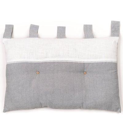 Tête de lit coussin coton uni CHARME TODAY