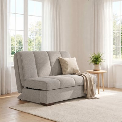 Harlow Chenille Double Sofabed with Foam Mattress ÉDITÉ