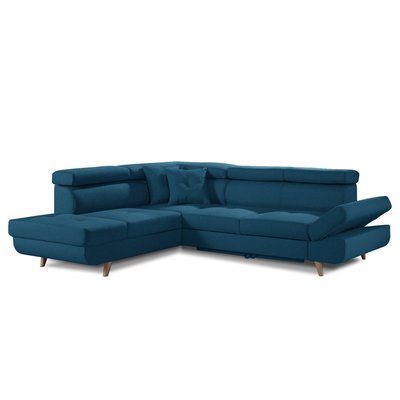 Canapé d'Angle Convertible en Tissu 5 places - LINEA LISA DESIGN