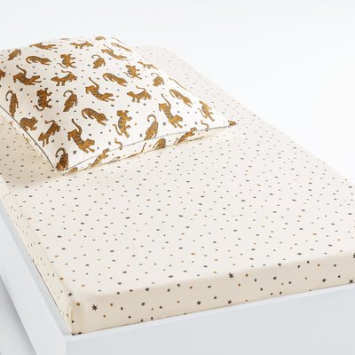 Lenzuolo con angoli bambino, 30% cotone riciclato, Tigris LA REDOUTE INTERIEURS