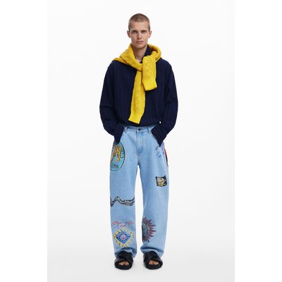 Jean à patchs DESIGUAL